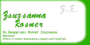 zsuzsanna rosner business card